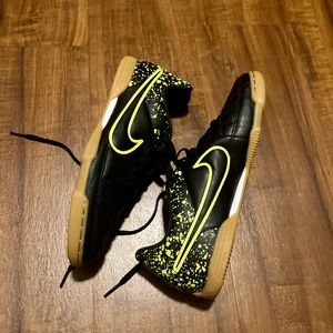 Nike. Shoes. Like new! Black with neon yellow.